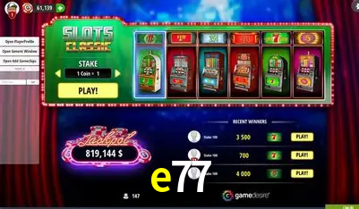Descubra o Mundo do Cassino Online com e77